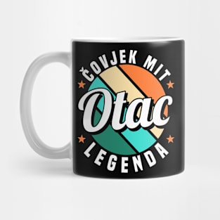 Serbia Father Otac Srpski Tata Balkan Papa Srbija Mug